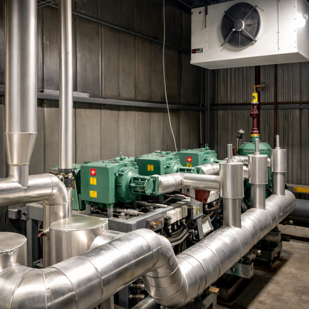 Industrial construction site — placeholder image