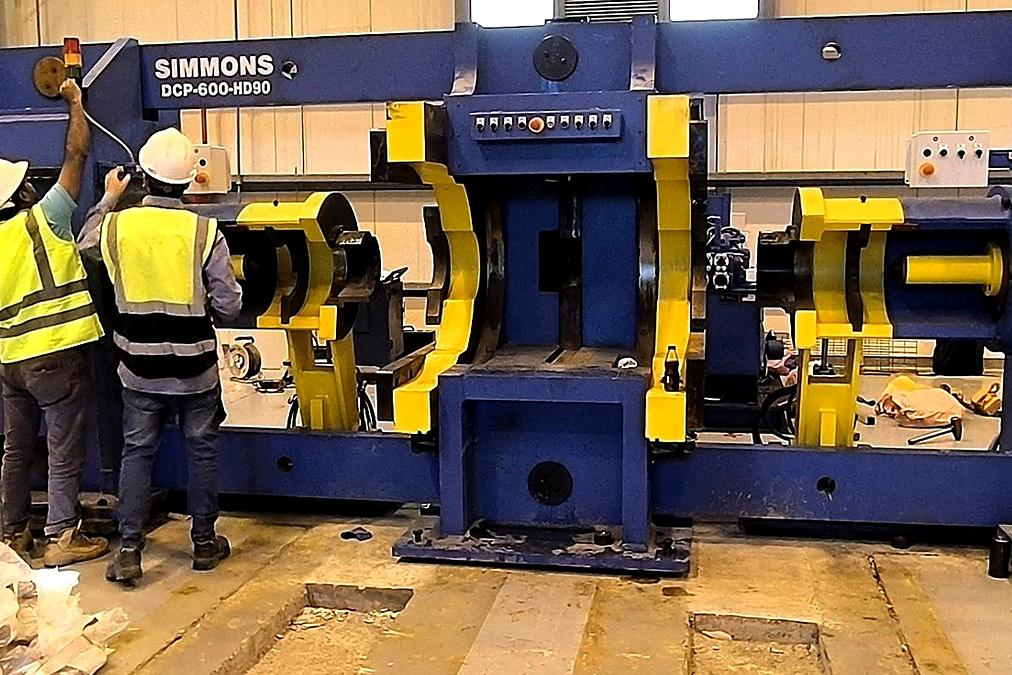 Double-end 600-ton press installation – Saudi Arabian Railway (SAR)