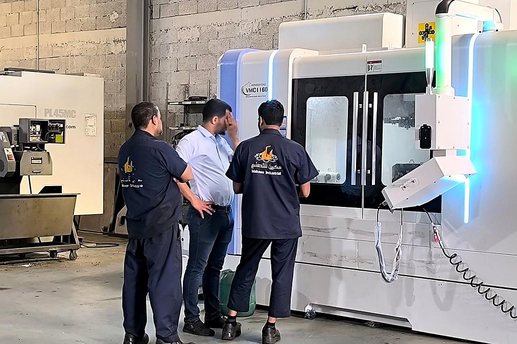 CNC vertical machining centre handover – HELIX engineers